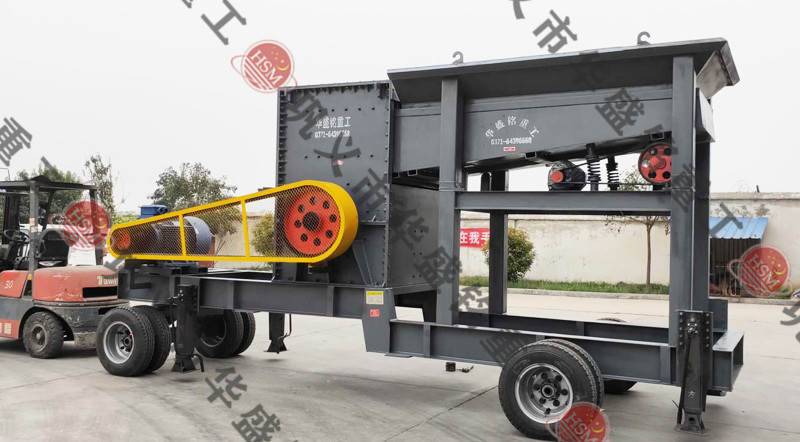 移動對輥制砂機處理鵝卵石怎么樣？多少錢一臺？